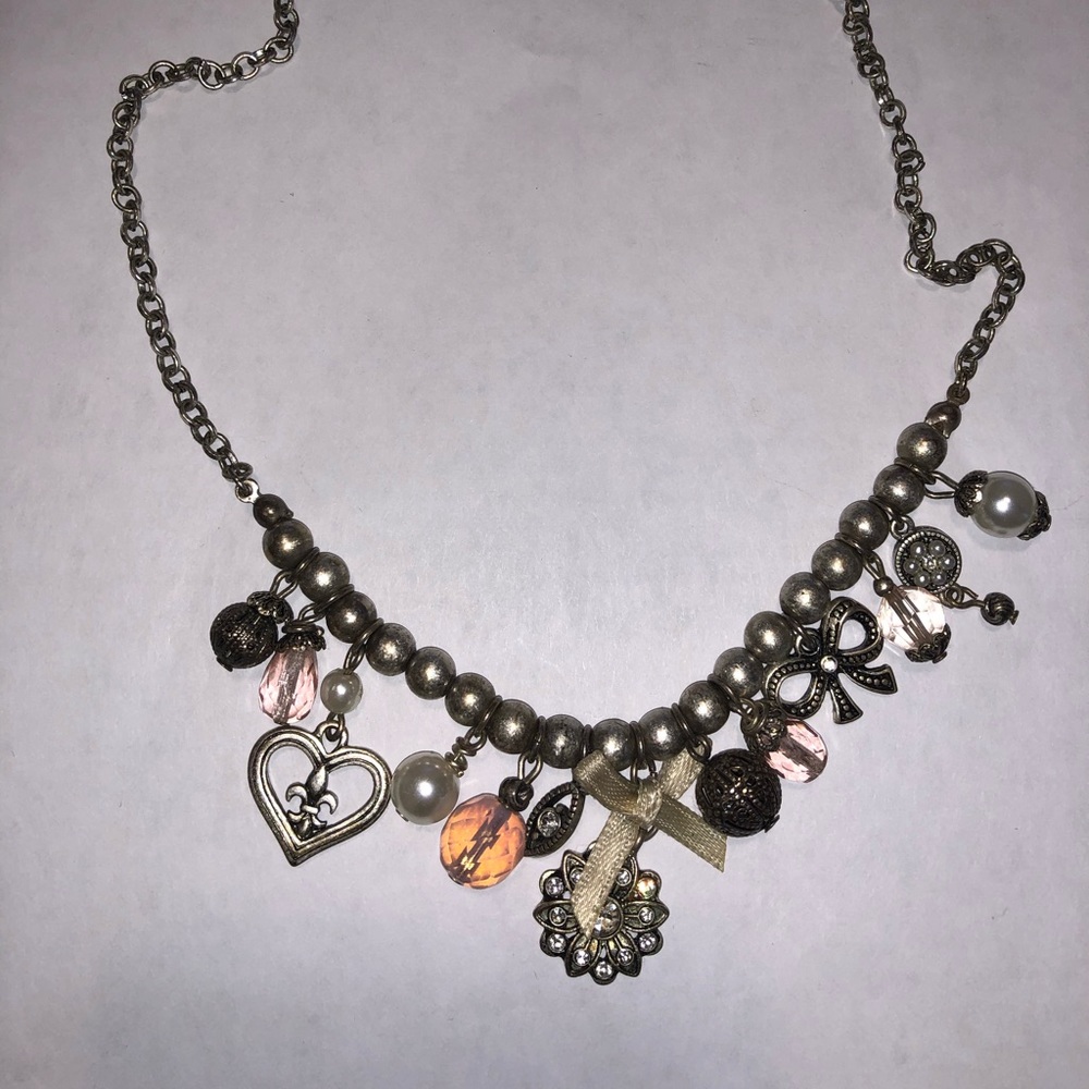Crystal statement bib necklace American Eagle